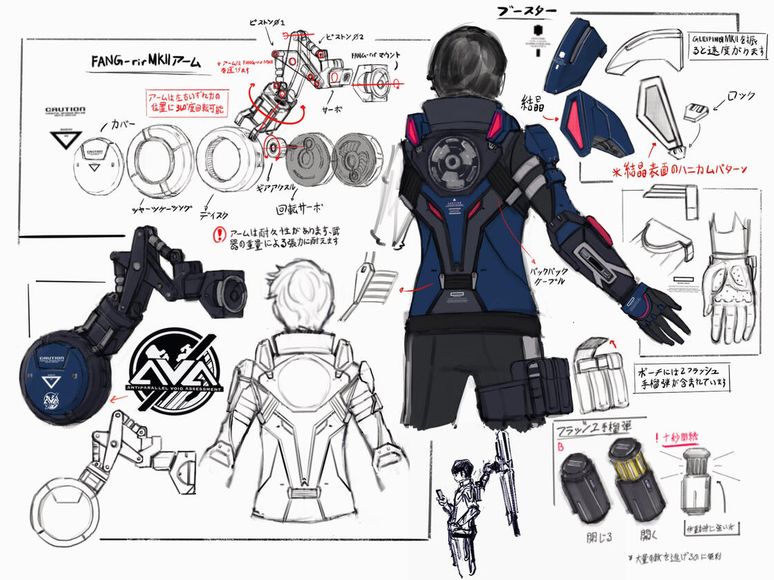 We's APG back design