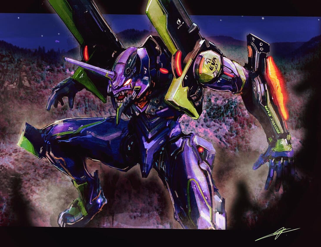 EVA-01 from Evangelion